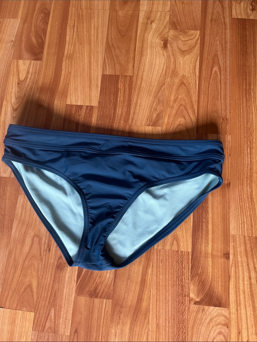 Prana Women's Swim Bikini Bottoms in Navy Blue